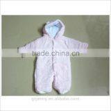 Newborn Baby Warm Clothes Custom New Design Wool Baby Onesie In Pink or Grey thumbnail-1