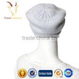 Women Winter Outdoor Knit White Cashmere Beabie Hat Cap thumbnail-3