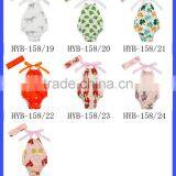 Summer Ocean Style Halter Sleeveless Design Retro Cotton Baby Girls Vintage Climbing Floral Romper thumbnail-6