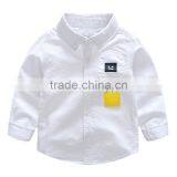 S33464W Children Cotton Long Sleeve Baby Boys Cute Embroidery Blouses thumbnail-2