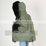 Myfur Luxury Fox Body Fur Trimmed Ladies Parka Jackets Wholesale thumbnail-5