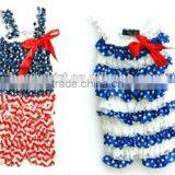 Baby Romper Girls Chevron Romper Outfit Infant Toddler Stars Stripes Outfit Adult Baby Romper thumbnail-1