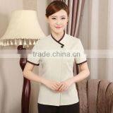 Best Price Summer Style Short Sleeve Perfect Fit Hotel Housekeeping Cleaning Uniforms Wholesale thumbnail-3