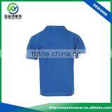 Custom Made Blue Color Kids Cotton Pique Sport Brand Polo T Shirt thumbnail-2