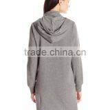 Ladies Pullover Pattern Long Hoody Fleece thumbnail-4
