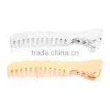Iron Based Alloy Hair Clips Findings Comb Gold Plated thumbnail-3