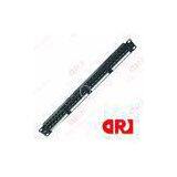 24 Port RJ45 Cat6 Patch Panel With Keystone Jack 3 U\'\' Gold Plating , 1U Unloaded