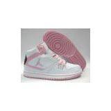 Hotsale Jordan Women For Shoes Dunks Women Flight Pink White thumbnail-1