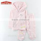 Factory Price Organic Baby Clothes Set for New Born Infant thumbnail-1
