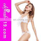 Various Colors and Sizes in Stock Tassel White Bikini Wholesale