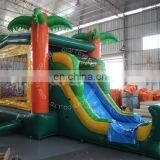 Jungle Theme Inflatable Bouncy Castle With Slide for Kids/inflatable Jumping Castle for Sale thumbnail-4