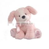 12inch cute sitting pink puppy dog for baby gift