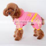 2 Colors Fashional Solid Soft Pet Garment Dog Fleece Hoodies thumbnail-5