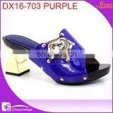 African Ladies Slipper Square Heel Ladies Shoes Wholesale Italian Ladies Hsoes thumbnail-5