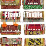 Indian Vintage Tribal Handmade Banjara Embroidered Work Clutch & Shoulder Bag, Indian Bohemian clutch, Tribal indian purse. Bag