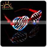 LED Shutter Sunglasses/lighted Sunglasses With Blinds/LED Flashing Shade Sunglasses