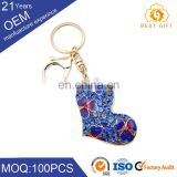 New Arrival Heart and flower shape key chain wholesale
