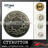 Decorative Snap Button Covers for Clothing