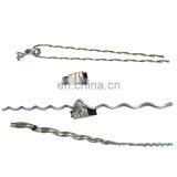 China Factory Preformed Dead End Guy Grip Tension Clamp For ADSS OPGW Cable Clamp thumbnail-6