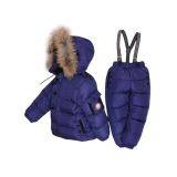 China Factory Direct Sell Kids' Winter Jackets Winter Pants Ski Suits With Hood for Children thumbnail-4
