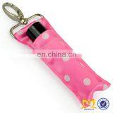 Colorful Polka Dots Promotional Gifts Chapstick Key Holder Cheap Keychains In Bulk thumbnail-3