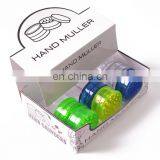 Wholesale 60mm3 Layer Acrylic Material Plastic Smoke Grinder thumbnail-3