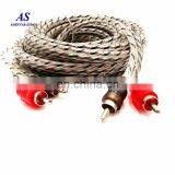 OFC 17ft Rca Cables Car Audio Rca Cables Length 4 Channel thumbnail-5