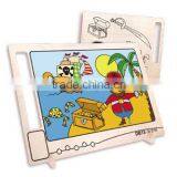 Souvenir Pirate ship DIY drawing board