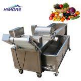 Automatic SUS304 Air Bubble Ozone Leafy Vegetable Washer Fruit Cleaner thumbnail-1