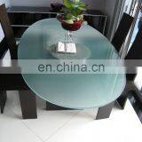 3-19mm Tempered Acid Etched Glass and Silk Screen Printing Table Top thumbnail-4