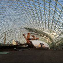 LF Steel Structure Barrel Roof Design Space Frame Shed Arch Coal Storage thumbnail-4