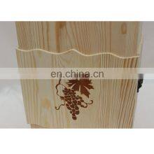 Engraving Packaging Small Wooden Wine Packed Wine Box Wholesale thumbnail-2