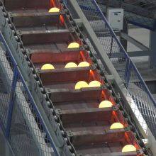 100mm High-Carbon Forged Steel Ball | HRC60-65 Hardness | Industrial Abrasion-Resistant Grinding Media