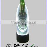 Stylish Acrylic Led Bottle Display Bottle Holder for Advertisement Nice Beer Display
