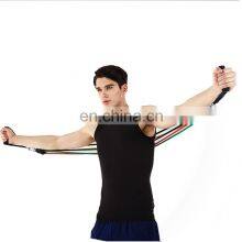 Wholesale Workout Fitness Gym Pull up Set 11 Piece 11 Pcs pc Resistance Bands Tube thumbnail-5