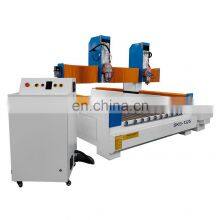 SENEK CNC Router 50*100 INCH Marble Stone Monument Carving Machine With Two Engraving Heads.