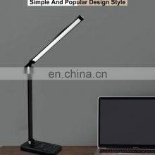 Hot Selling USB Charging Port Adjustable Swing-Arm Lamp LED Desk Lamp With Wireless Charging For Wholesales LED Desk Lamp thumbnail-4