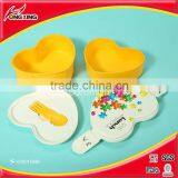 Heart Shaped Plastic Tiffin Lunch Box / Bento Box for Children thumbnail-3