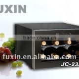 FUXIN:JC-23AKT.Table Wine Fridge / Thermoelectric wine chiller with 8Bottles/Glass door fridge.