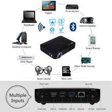 WOWOTO H10S Mini 3D Movie DLP Projector Full HD Home Theater Cinema 1080p Smart Android 4K Portable Projector thumbnail-4