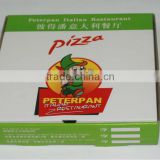 Corrugated Double Decker Pizza Boxes, paper Square pizza box with own logo
