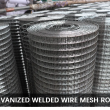 Galvanized zinc coated welded Wire mesh panel and rolls. high quality competitive price BOLI WELDED MESH