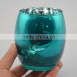 Christmas Dragonfly Pattern Candle Holder