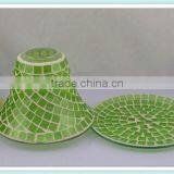 2014 New China Manufacturing New Crackle Mosaic Lamp Candle Shade for Home Decoration&wedding