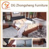 Lower MOQ MDF bedroom furniture with cushion head