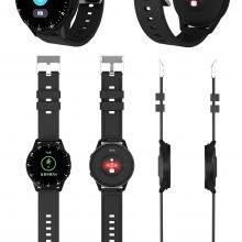 W300PW-Wifi (2.4G+5.8G)+BLE，IP67 Waterproof, Heart Rate+Body Temp. Tracker Wristband/ Smart Watch thumbnail-3