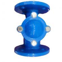 DIN Ball Check Valve Ductile Iron PN16 DN80 GGG50 Manual Water-Compatible Check Valve for Water Oil and Gas Media thumbnail-3