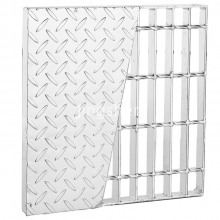 Customized High-quality Hot-dip Galvanized Steel Grating Series, Platform Steel Grating, High Stability, Suitable for Industrial Applications thumbnail-2