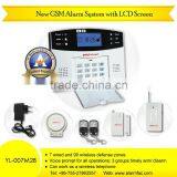 Hot Sale Red Siren Lights Lpg Sensor Calling System GSM Mms Alarm Security System With LCD Screen YL-007M2B thumbnail-1