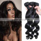 WJ005 Human Hair Weave Beauty 7a Grade Virgin Unprocessed Natural Brazilian Body Wave Hair Natural Color Supplier's Choice thumbnail-1